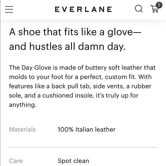 Everlane Day Glove EUC Black Leather sz 11 - Picture 4 of 5